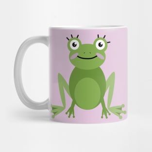 Green girl frog Mug